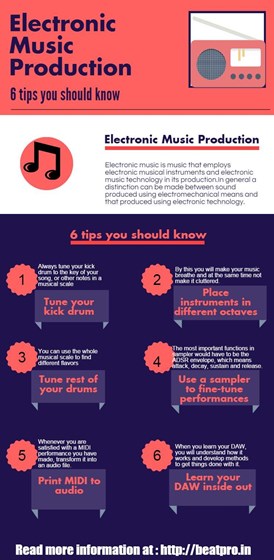 Music production: 6 Electronic music production tips you should know